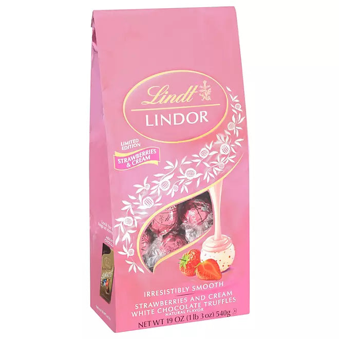 Lindt Lindor Valentine Chocolate Truffles: 19-Ounce Bag