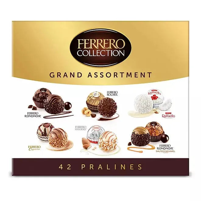 Ferrero Rocher Chocolates Collection: 42-Piece Box