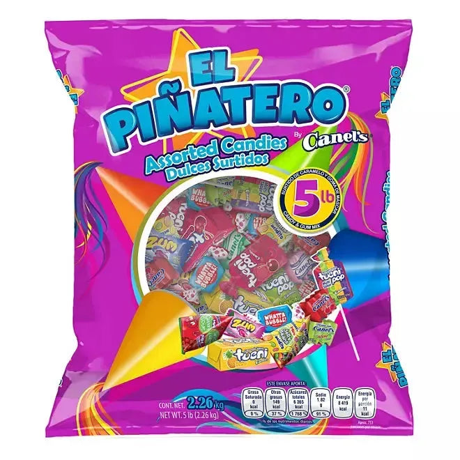 El Pinatero Pinata Candy Mix: 5LB Bag