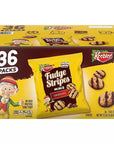 Keebler Fudge Stripes Minis Original Cookies Bags: 36-Piece Box