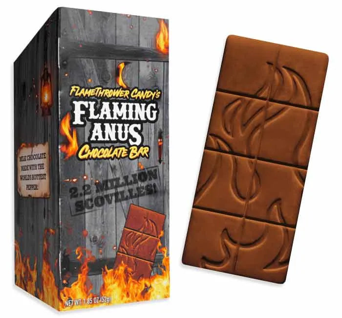 Flaming Anus Chocolate Bar: 12-Piece Display