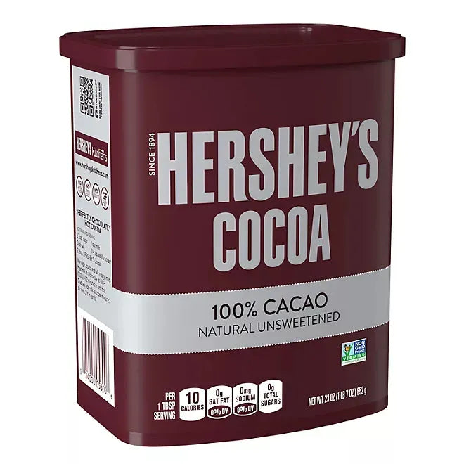 Hershey's Natural Unsweetened Cocoa Powder: 23-Ounce Tub