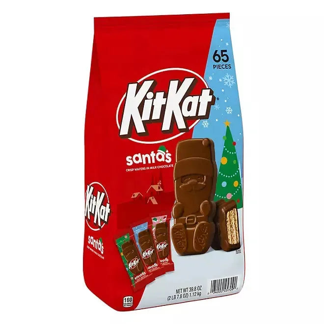 Kit Kat Christmas Santas Chocolate: 2LB Bag