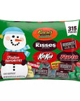 Hershey Christmas Assorted Chocolate Candy: 315-Piece Bag