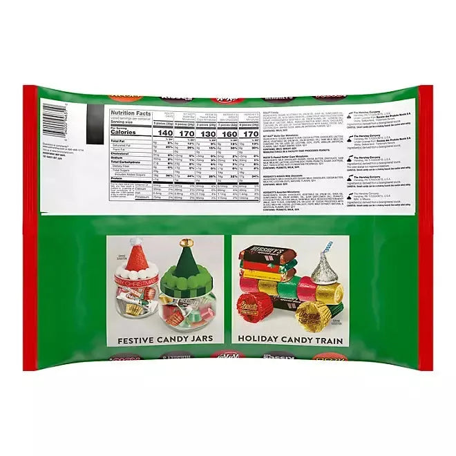 Hershey Christmas Assorted Chocolate Candy: 315-Piece Bag