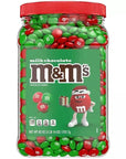 Christmas M&M's Candy - Plain: 3LB Jar