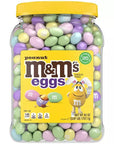 Pastel M&M's Candy Eggs - Peanut: 62-Ounce Jar