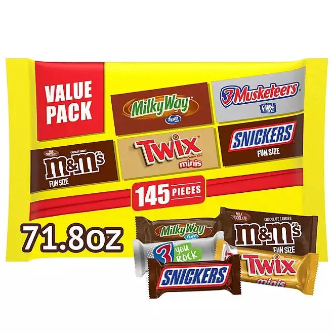 Mars Milk Chocolate Variety Mix: 145-Piece Bag