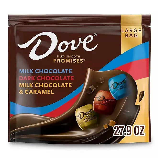 Dove Chocolate Squares Assortment: 98-Piece Bag