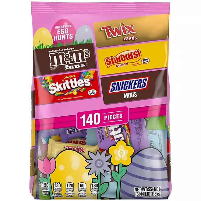 Mars Spring Mix Fun Size Candy Assortment: 140-Piece Bag