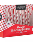 Doscher's Gourmet Hand Crafted Peppermint Candy Canes: 10-Piece Box