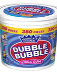 Dubble Bubble Gum - Original: 380-Piece Tub