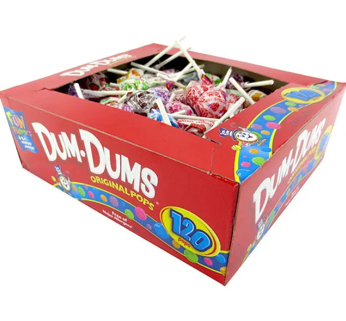 Dum Dums Original Pops: 120-Piece Display