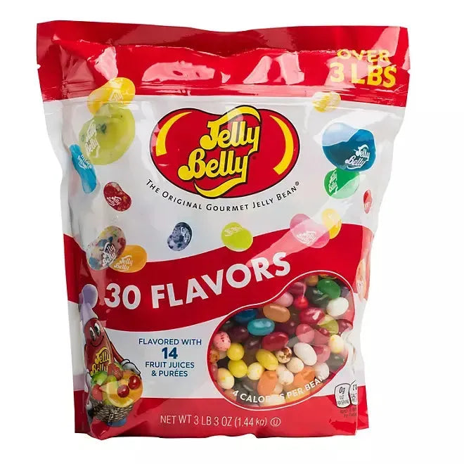 Jelly Belly 30 Flavors Jelly Beans: 3LB Bag