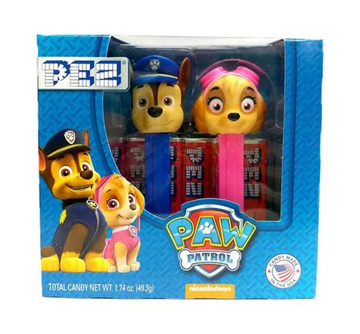 Paw Patrol PEZ Gift Set Twin Pack Candy Dispensers: 12-Piece Case