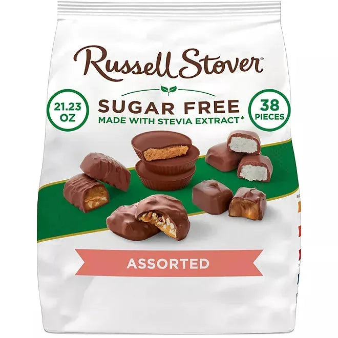 Russell Stover Sugar Free Assorted Chocolates: 38-Piece Bag