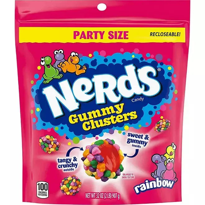 Nerds Gummy Clusters Party Size: 2LB Bag