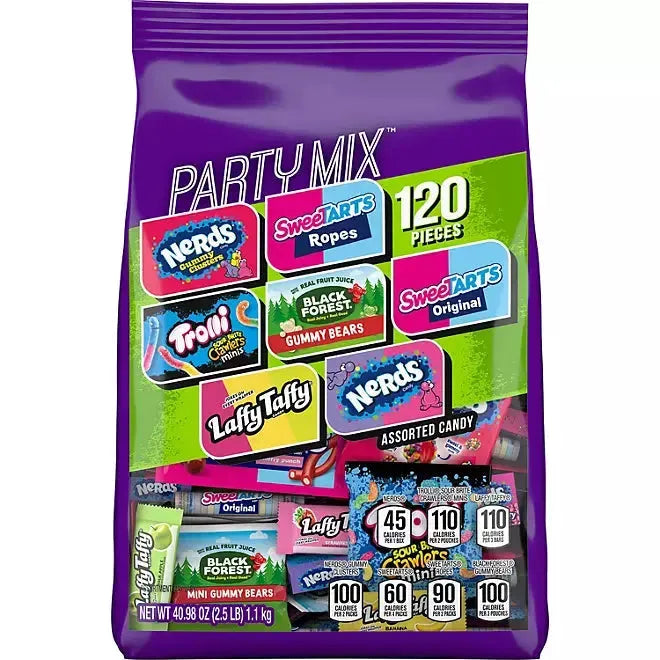 Sweetarts Party Mix Candy: 120-Piece Bag