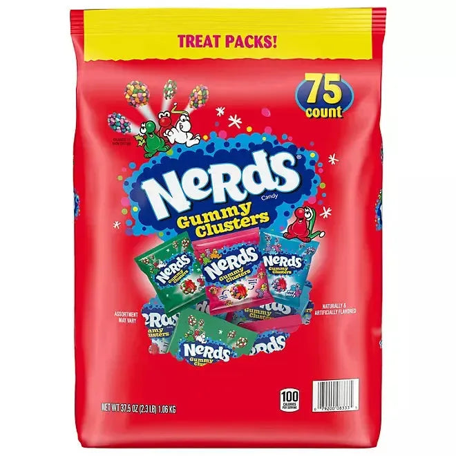 Nerds Christmas Gummy Clusters Treat Size: 75-Piece Bag