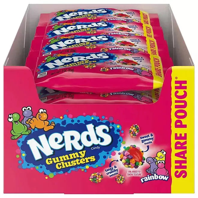 Nerds Gummy Clusters-Share Size: 12-Piece Box