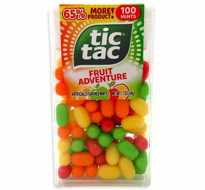 Tic Tac Fruit Adventure Dispensers: 12-Piece Box