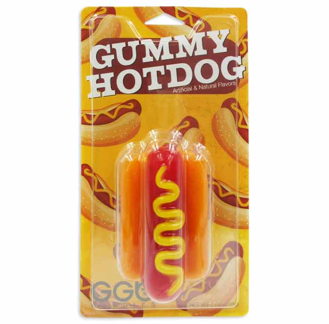 Giant Gummy Hot Dog: 12-Piece Case