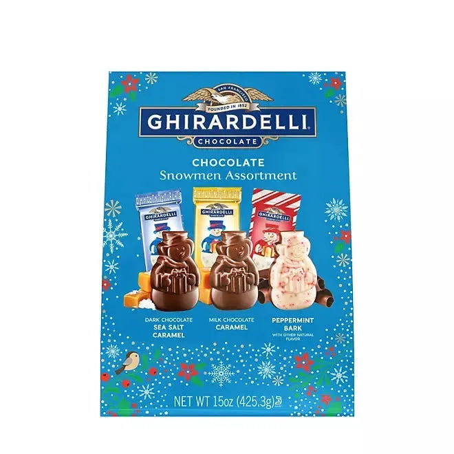 Ghirardelli Holiday Chocolate Snowmen Assortment: 15-Ounce Bag