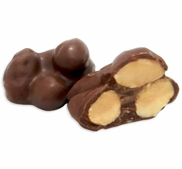 Asher&#39;s Milk Chocolate Hand Dipped Almond Clusters: 5LB Box