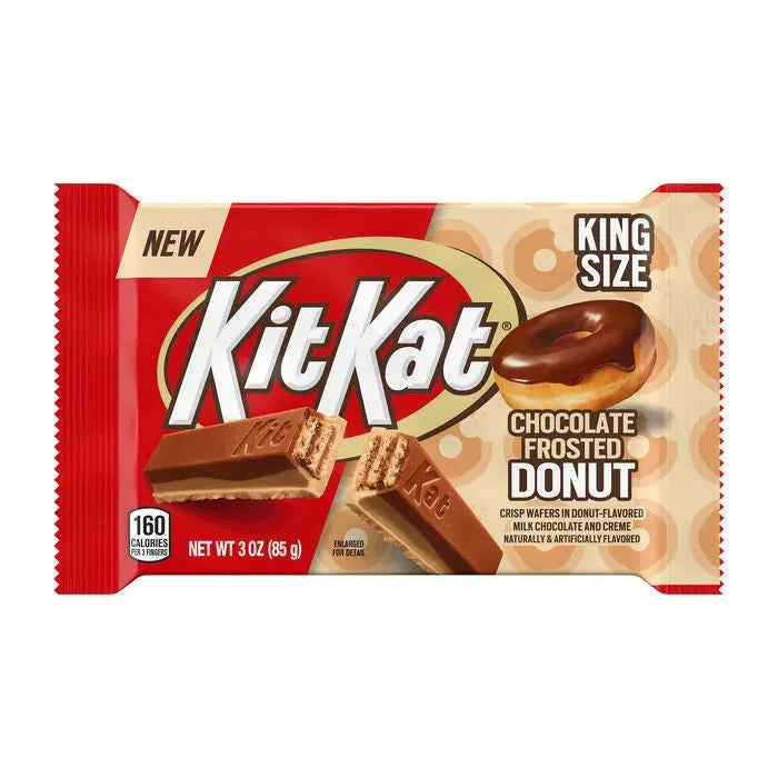 Kit Kat Frosted Donut King Size Candy Bars: 24-Piece Display