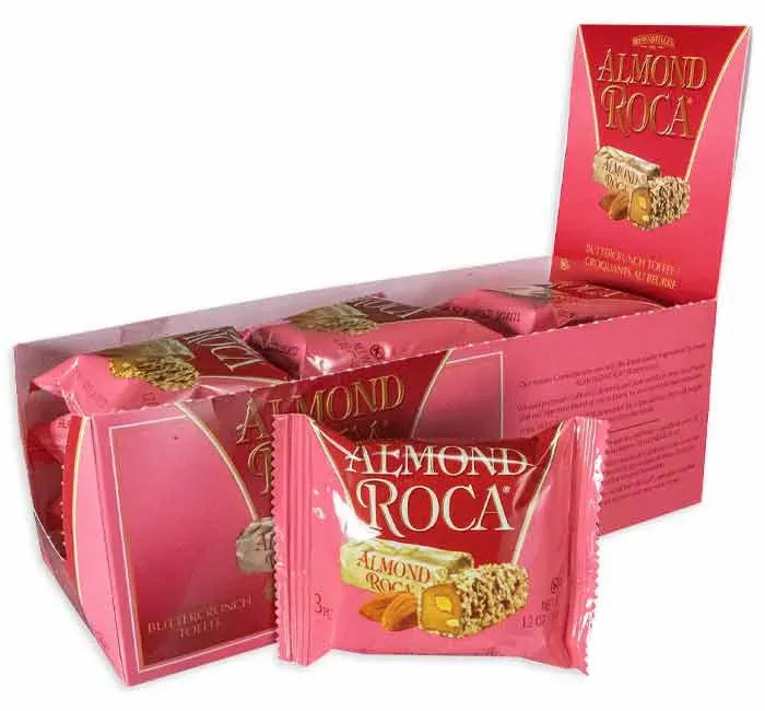 Almond Roca Buttercrunch Toffee Candy: 12-Piece Box