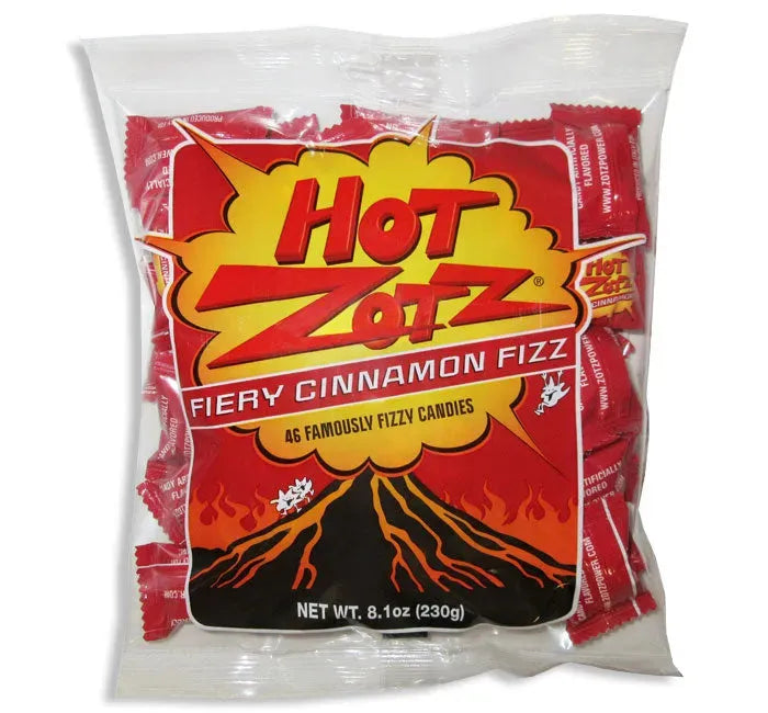 Hot Zotz Fiery Cinnamon Fizz Candy: 6LB Case