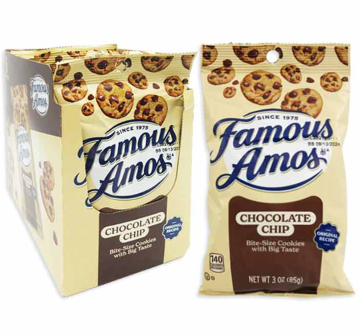 Famous Amos Chocolate Chip Cookies: 6-Piece Box