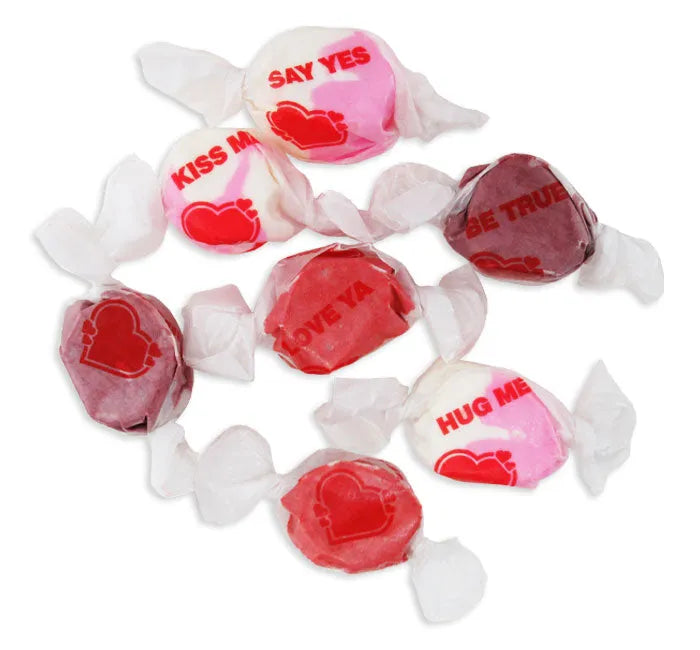 Romantic Sweet Talkin' Heart Taffy: 3LB Bag