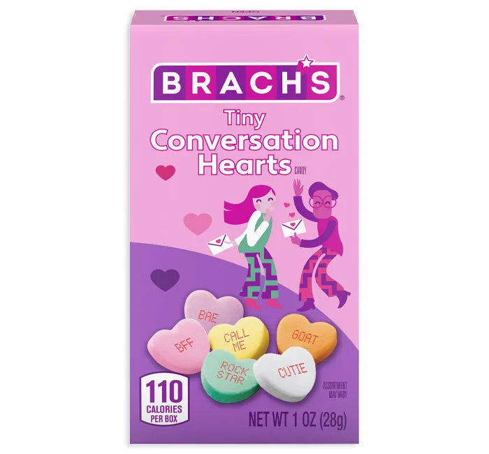 Brach's Tiny Conversation Candy Hearts: 24-Piece Display