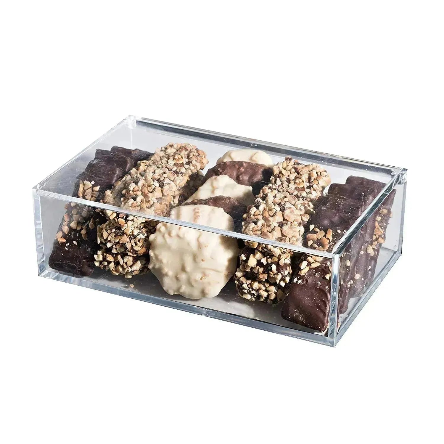 Clear Acrylic Boxes 4 Pack 6.3''X3.94''X1.97''