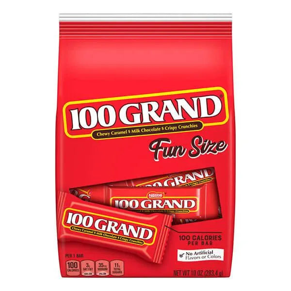 100 Grand Fun Size Candy Bars: 10-Ounce Bag