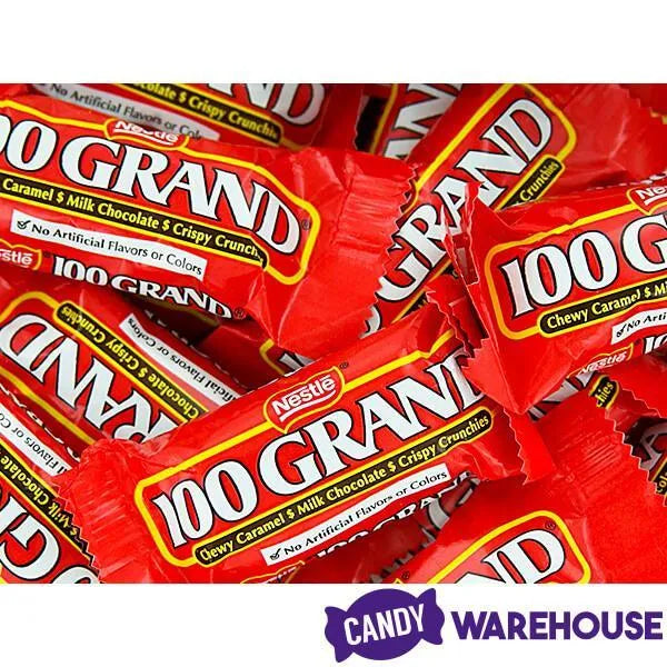 100 Grand Fun Size Candy Bars: 10-Ounce Bag