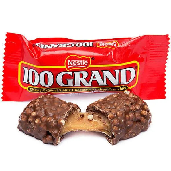 100 Grand Fun Size Candy Bars: 72-Piece Case