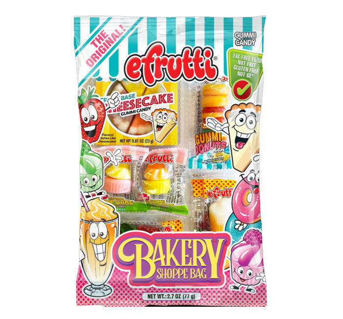 Efrutti Gummi Bakery Shop Peg Bag: 12-Piece Case