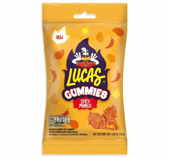 Lucas Spicy Mango Gummies: 12-Piece Case