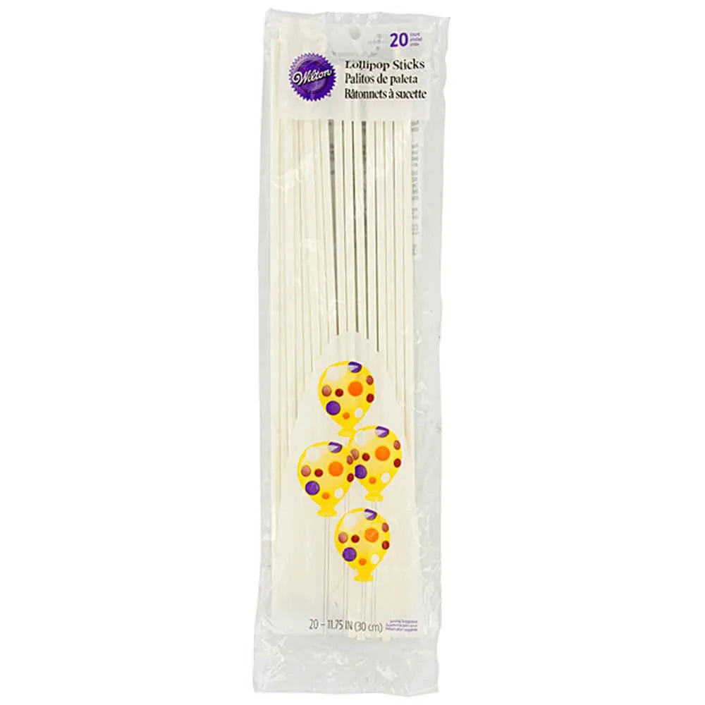 11.75-Inch Lollipop Sticks: 20-Piece Bag