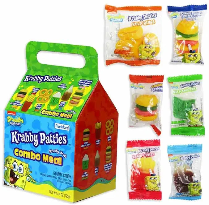 Spongebob SquarePants Krabby Patties Combo Meal Box: 6-Piece Box