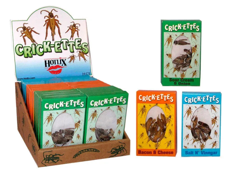 Crickets Snack Packs - 3 Flavor: 24-Piece Box