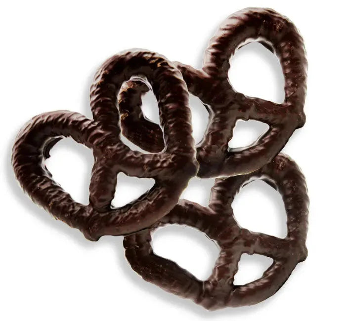 Asher's Dark Chocolate Covered Pretzels: 7LB Box