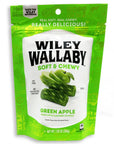 Wiley Wallaby Green Apple Licorice Bites : 12-Piece Case