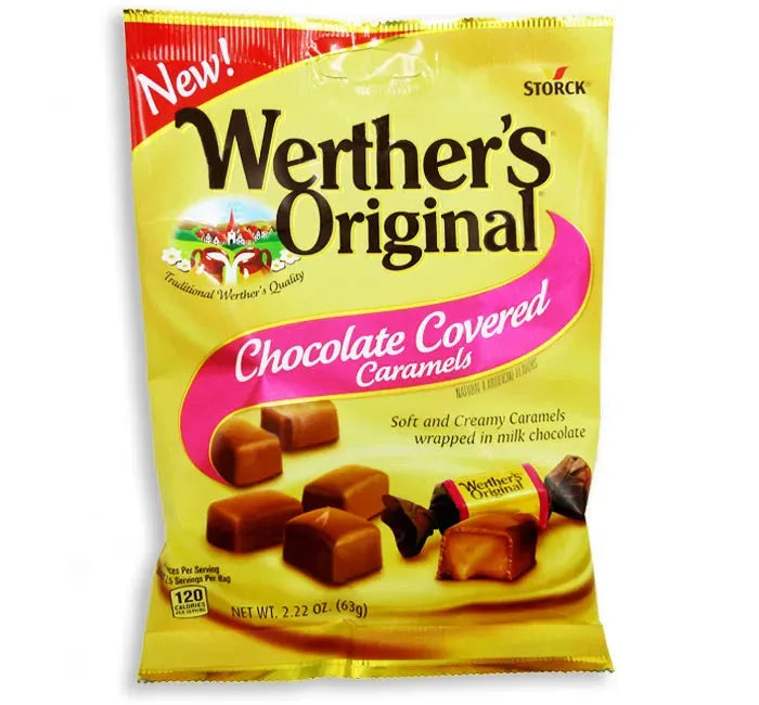 Werther's Original Chocolate Covered Caramels: 1.5LB Box