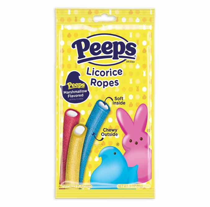 Peeps Licorice Ropes: 12-Piece Case