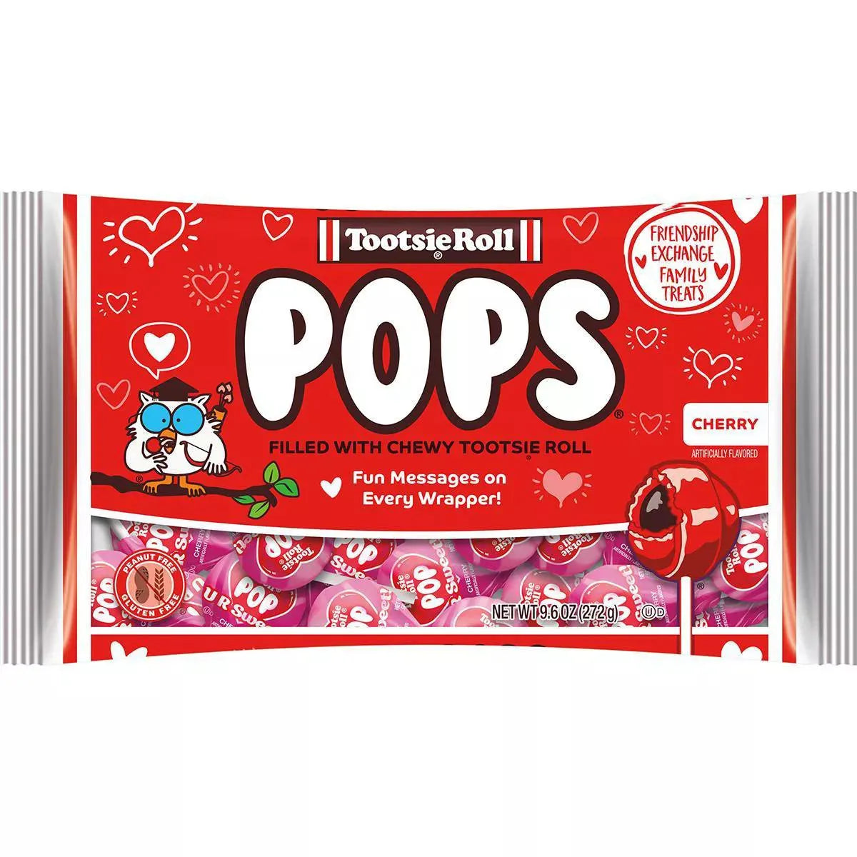 Cherry Tootsie Pops: 16-Piece Bag