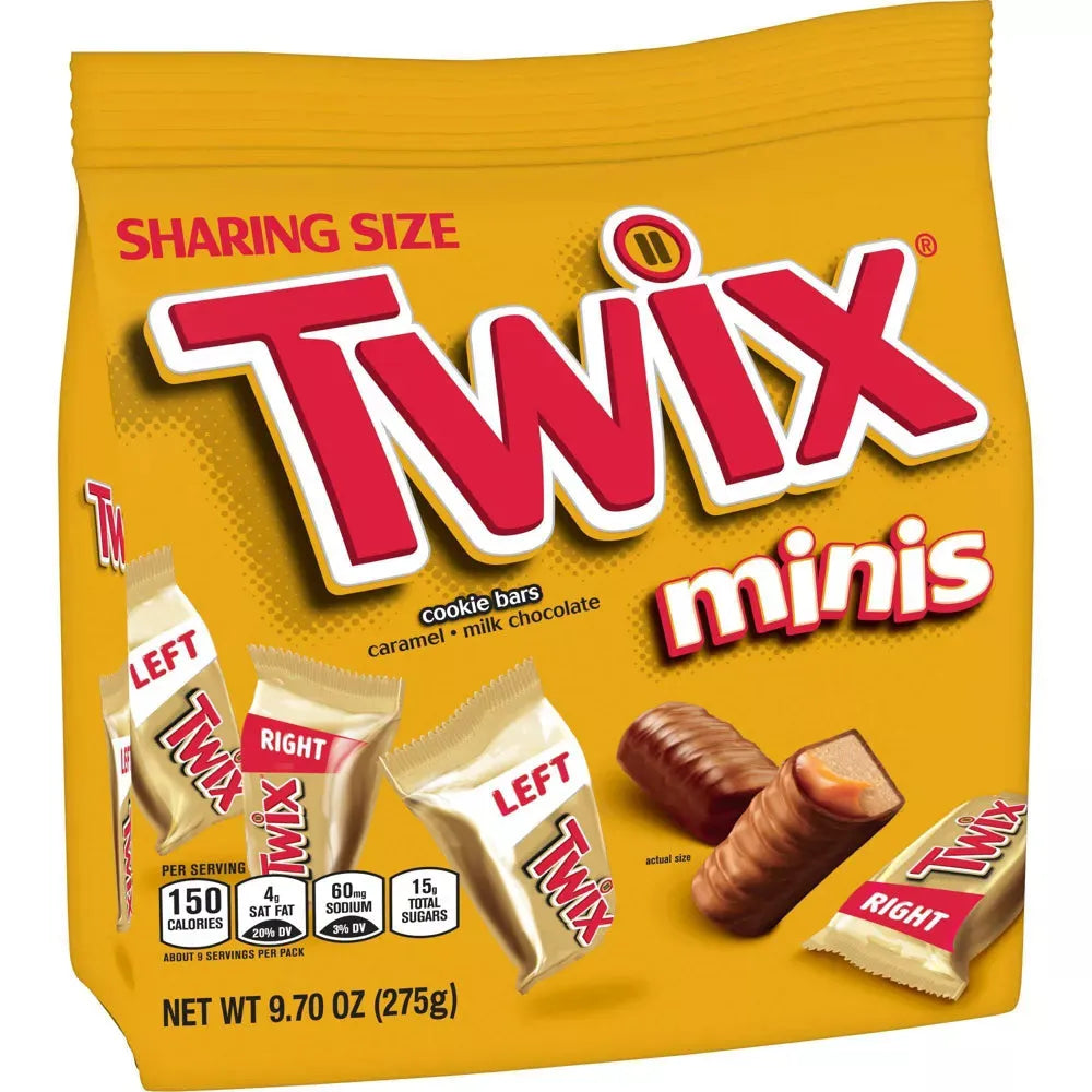 Twix Minis Candy: 9.7-Ounce Bag