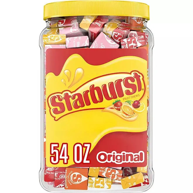 Starburst Fruit Chews Candy: 3LB Tub